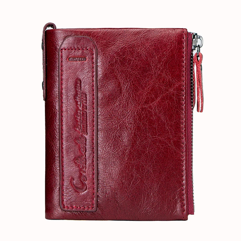 Genuine Bifold Leather Wallet for Women