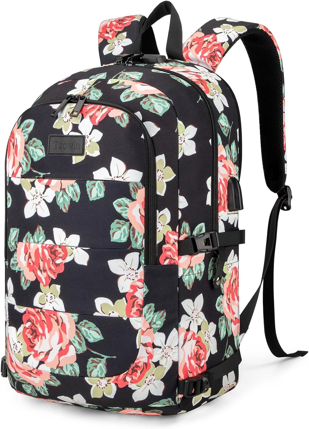 Travel Laptop Backpack – Water-Resistant, Anti-Theft Bag with USB Charging Port & Lock (Fits 15.6" Laptops)