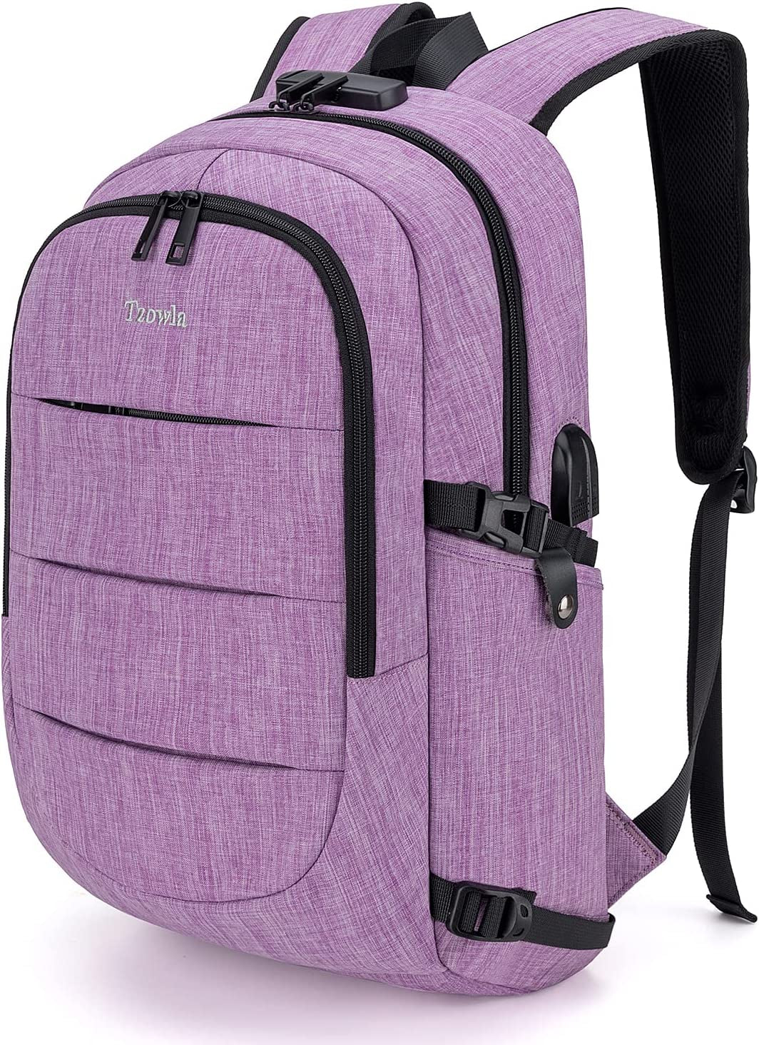 Travel Laptop Backpack – Water-Resistant, Anti-Theft Bag with USB Charging Port & Lock (Fits 15.6" Laptops)