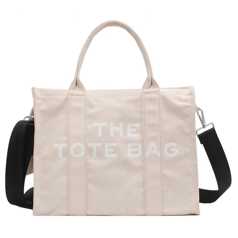 Chic “The Tote Bag” Canvas Shopper — Stylish & Functional