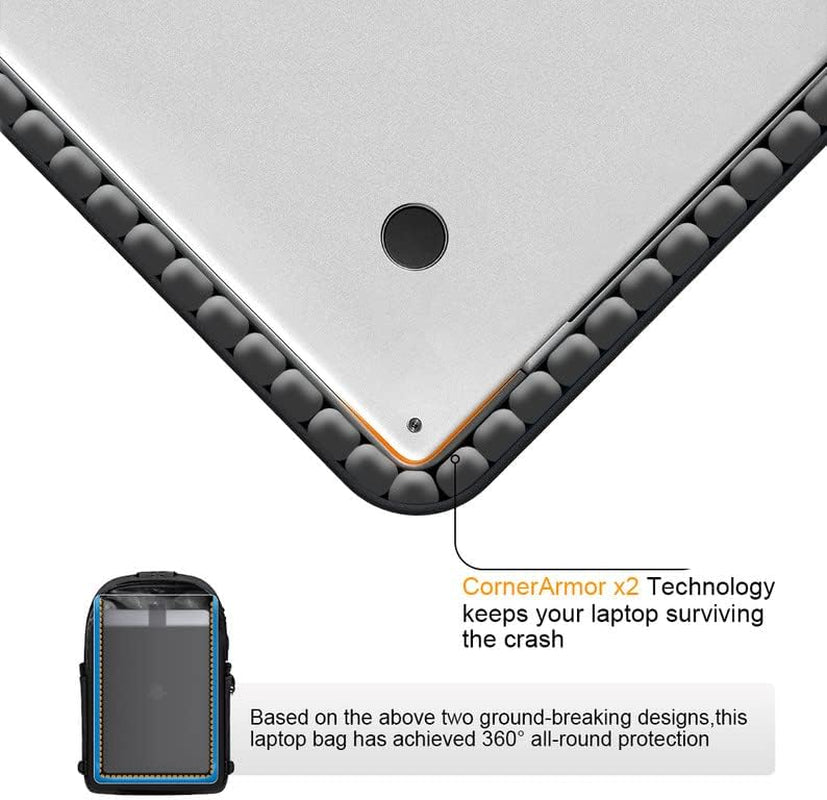 Travel Laptop Backpack – Water-Resistant, Anti-Theft Bag with USB Charging Port & Lock (Fits 15.6" Laptops)