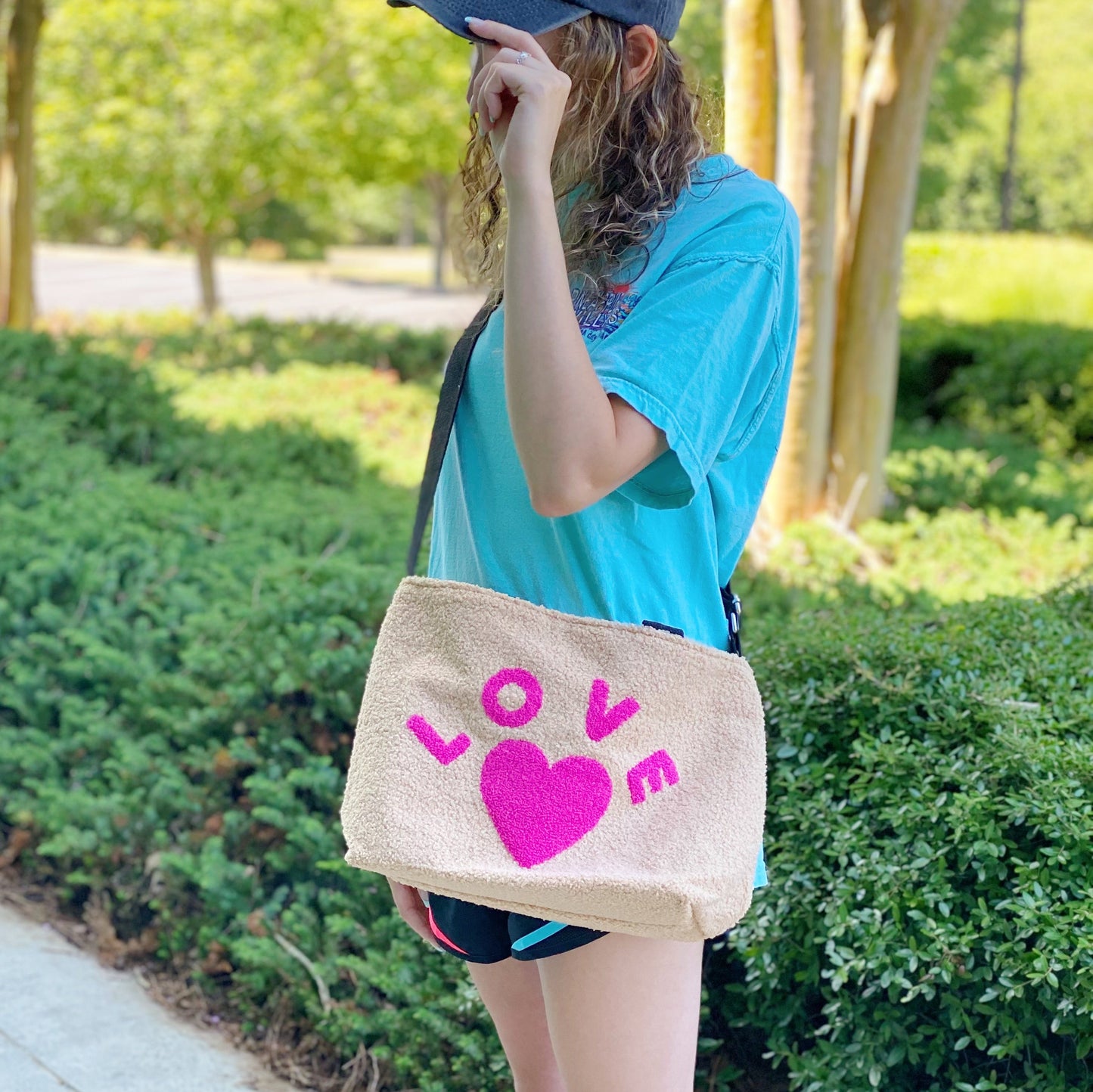 Love & Smile Cross Body Tote