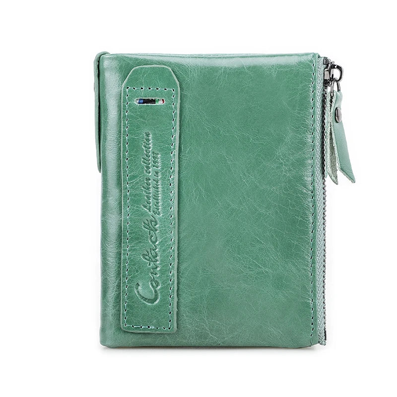 Genuine Bifold Leather Wallet for Women