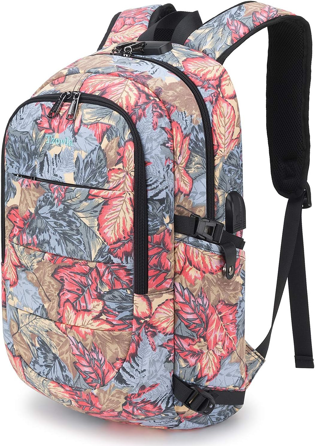 Travel Laptop Backpack – Water-Resistant, Anti-Theft Bag with USB Charging Port & Lock (Fits 15.6" Laptops)