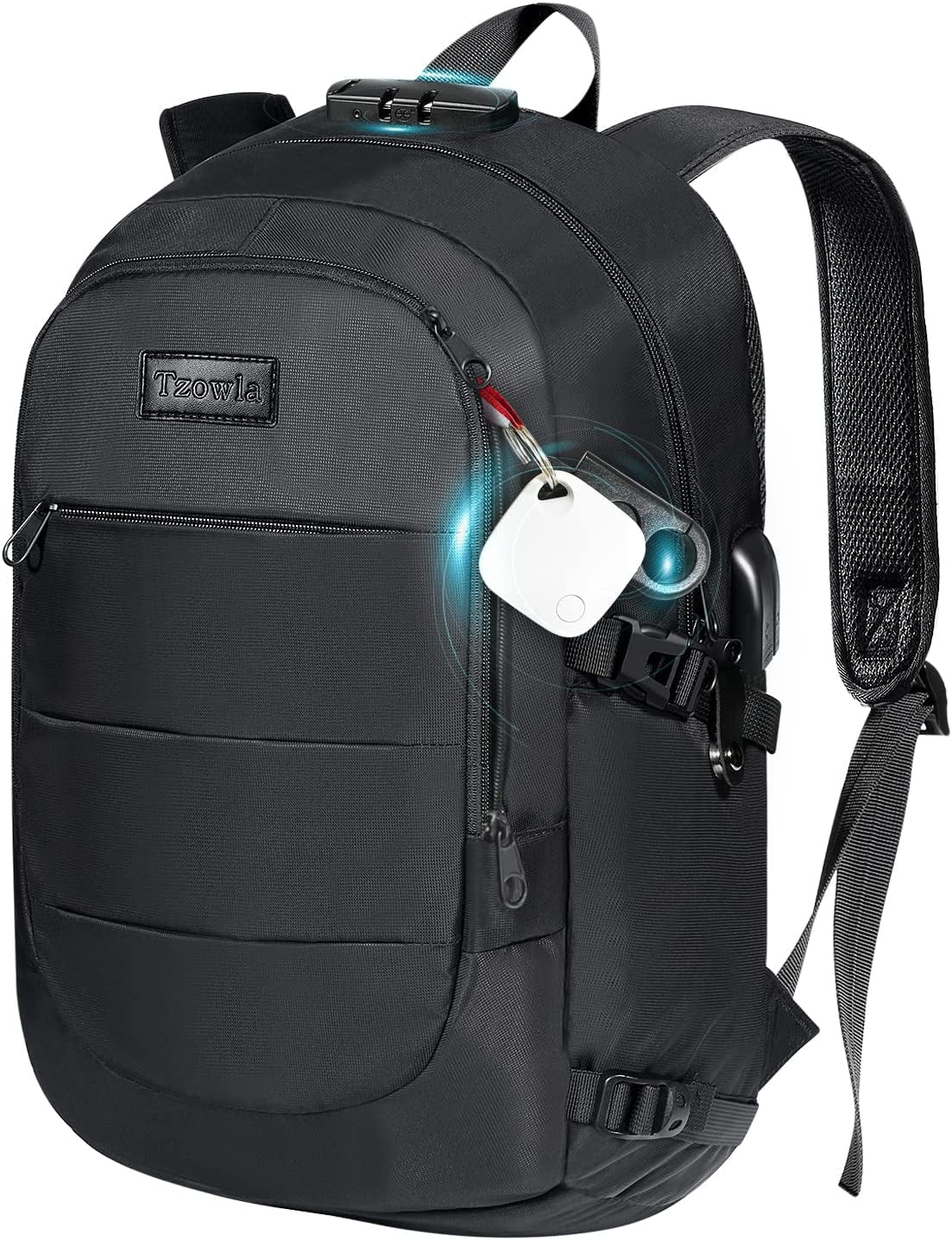 Travel Laptop Backpack – Water-Resistant, Anti-Theft Bag with USB Charging Port & Lock (Fits 15.6" Laptops)