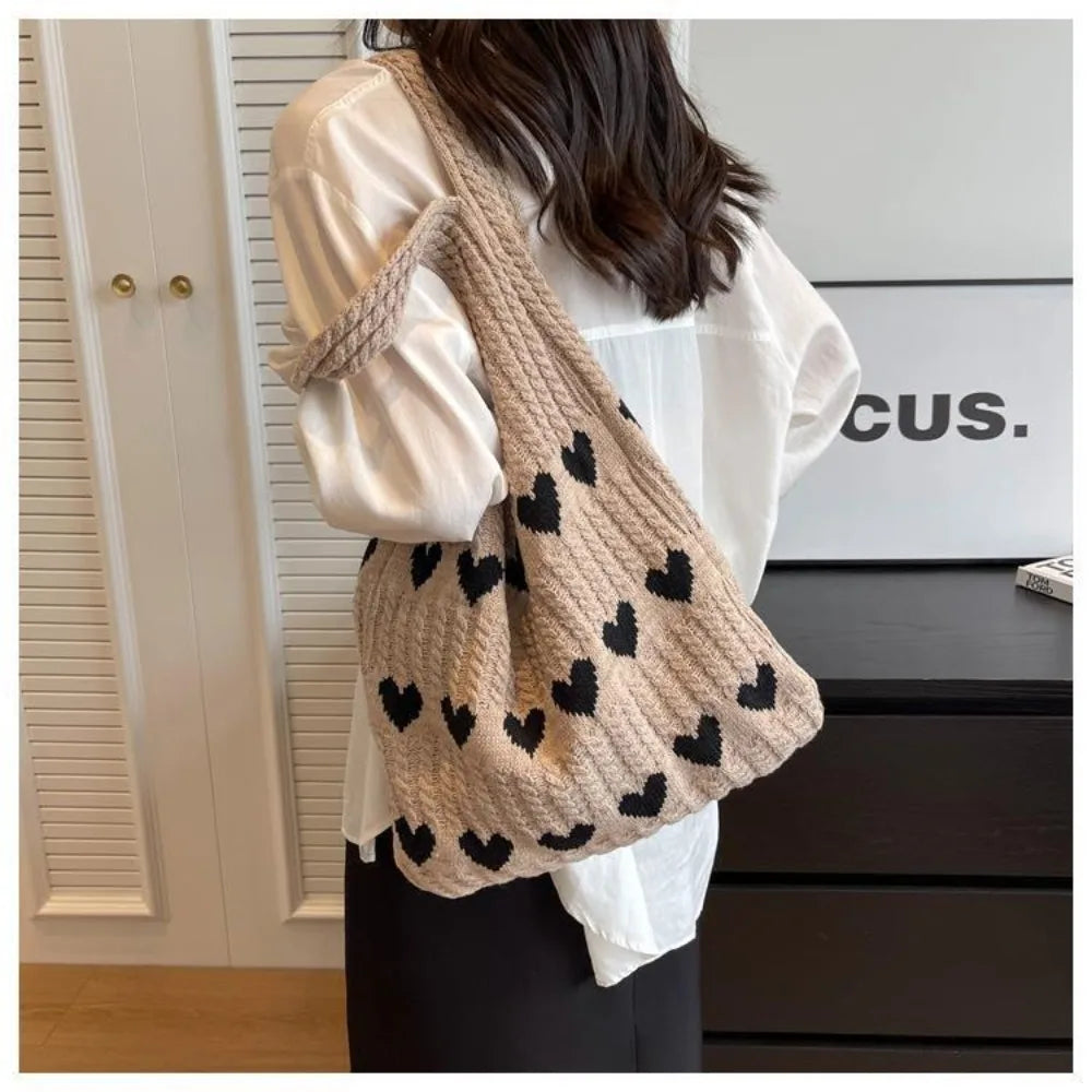 Chic Knitted Tote Bag