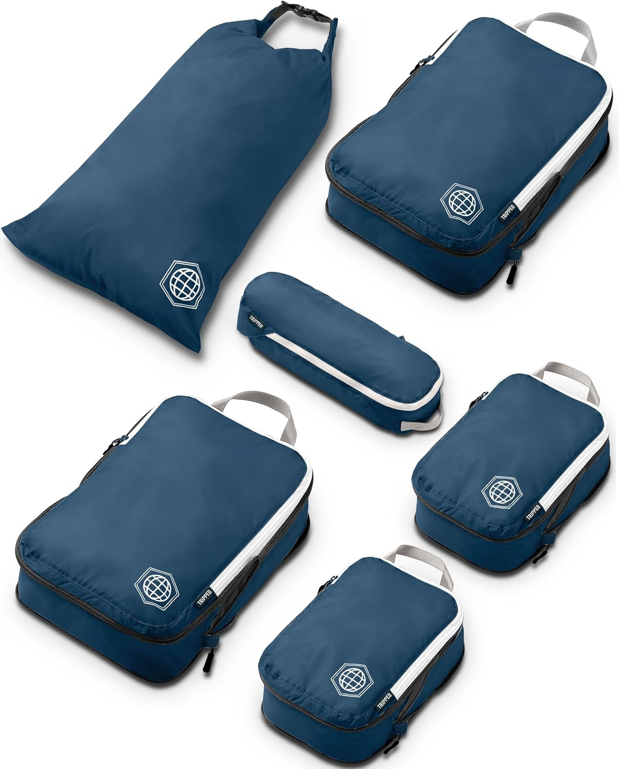 Compression Packing Cubes – Lightweight Travel Organizer Set for Luggage & Carry-Ons