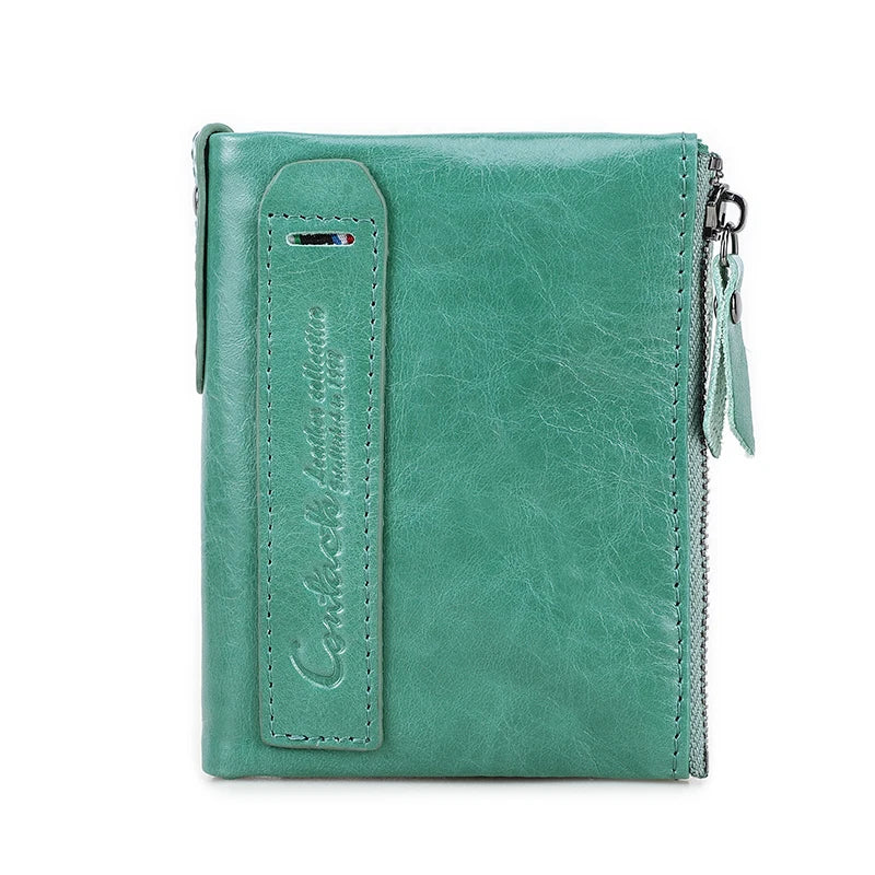 Genuine Bifold Leather Wallet for Women