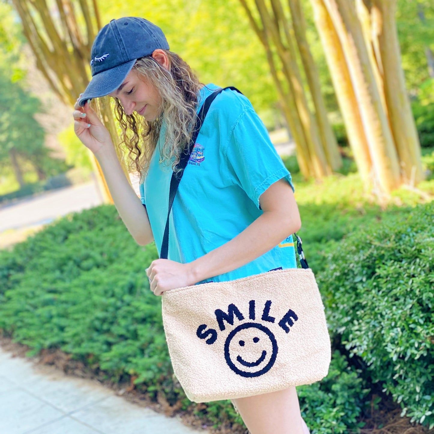 Love & Smile Cross Body Tote
