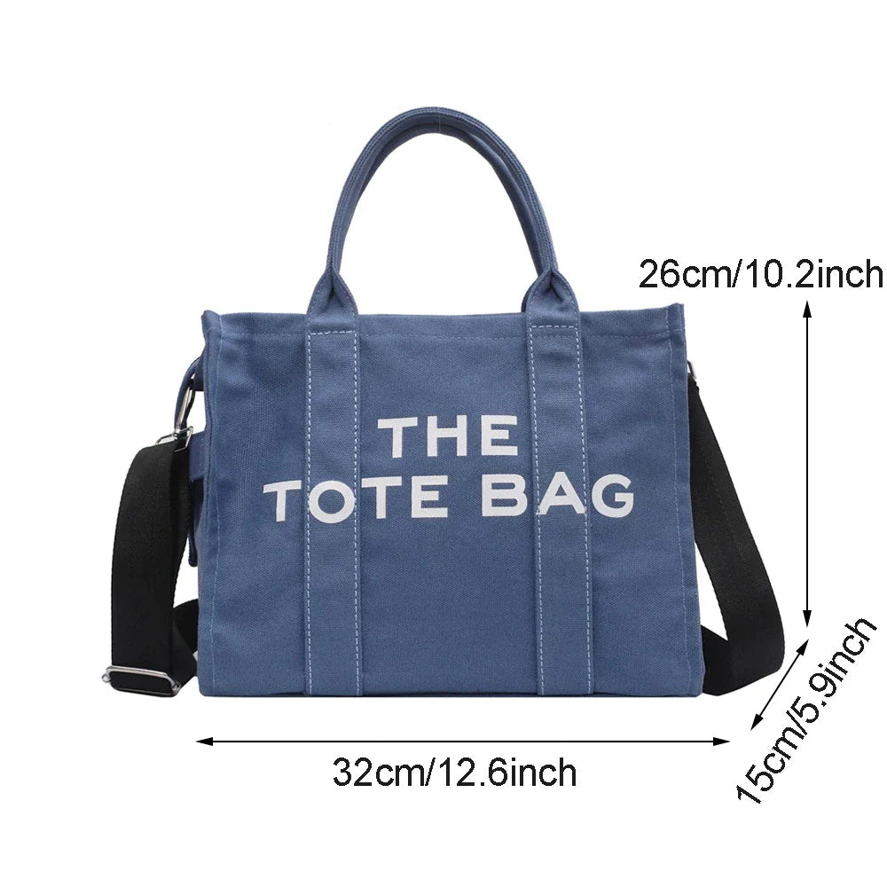 Chic “The Tote Bag” Canvas Shopper — Stylish & Functional