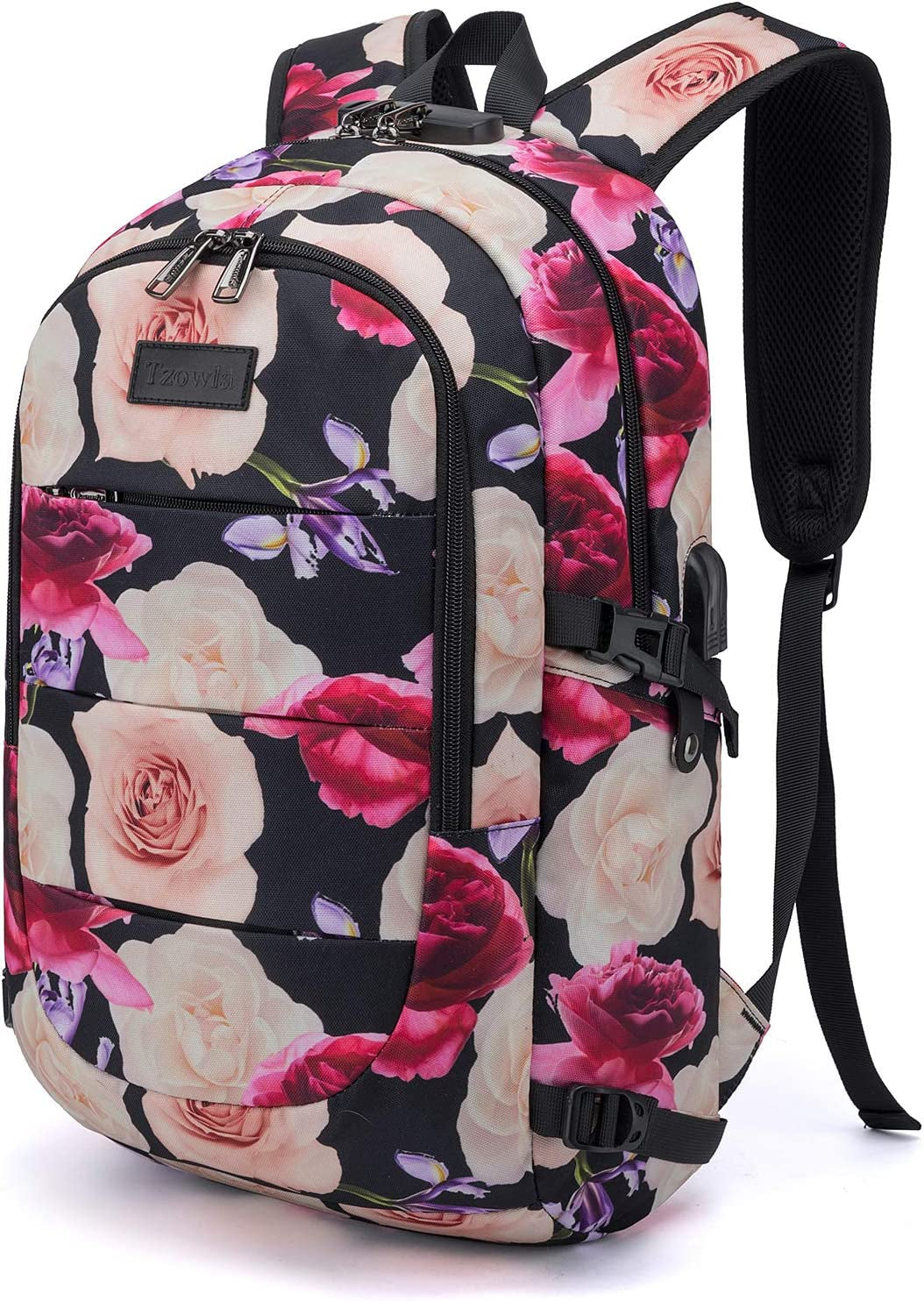 Travel Laptop Backpack – Water-Resistant, Anti-Theft Bag with USB Charging Port & Lock (Fits 15.6" Laptops)