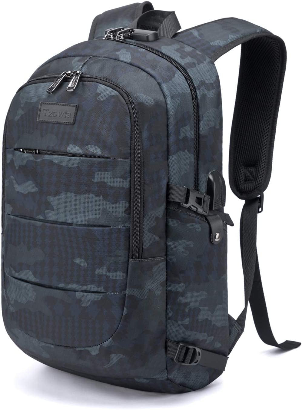Travel Laptop Backpack – Water-Resistant, Anti-Theft Bag with USB Charging Port & Lock (Fits 15.6" Laptops)