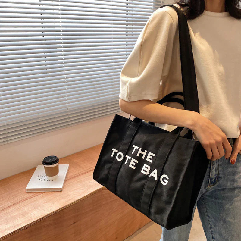 Chic “The Tote Bag” Canvas Shopper — Stylish & Functional