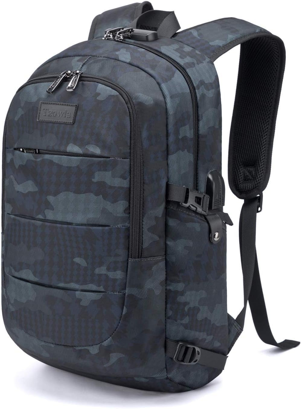 Travel Laptop Backpack – Water-Resistant, Anti-Theft Bag with USB Charging Port & Lock (Fits 15.6" Laptops)
