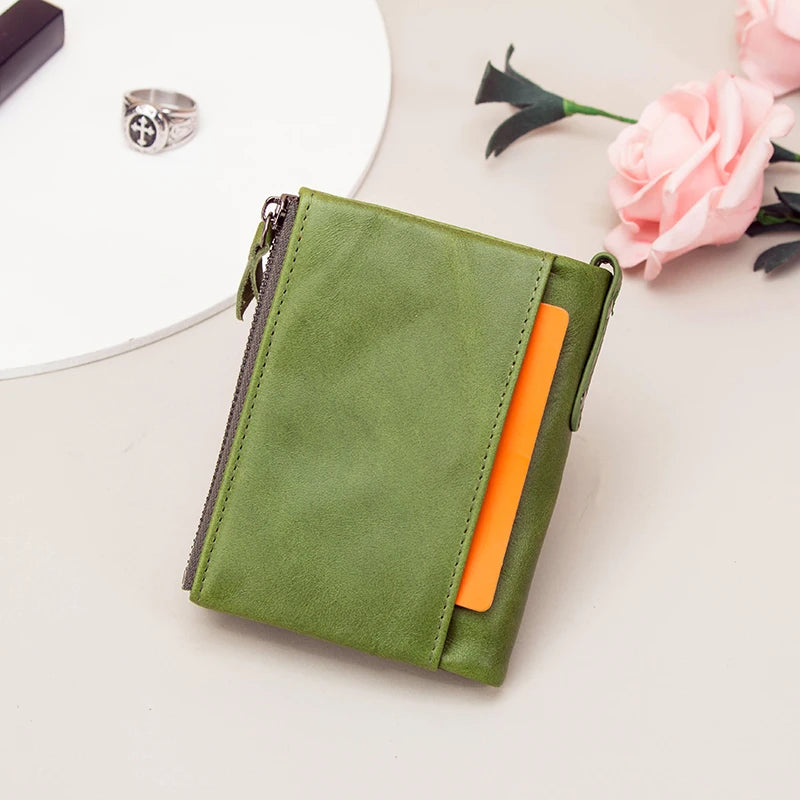 Genuine Bifold Leather Wallet for Women
