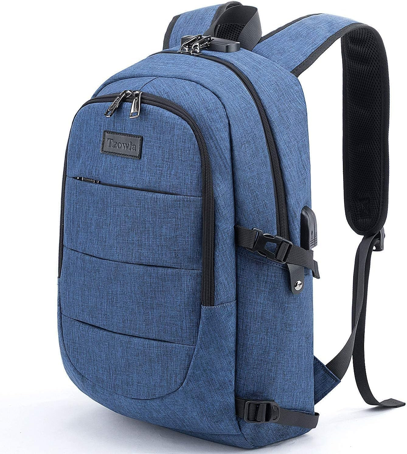 Travel Laptop Backpack – Water-Resistant, Anti-Theft Bag with USB Charging Port & Lock (Fits 15.6" Laptops)