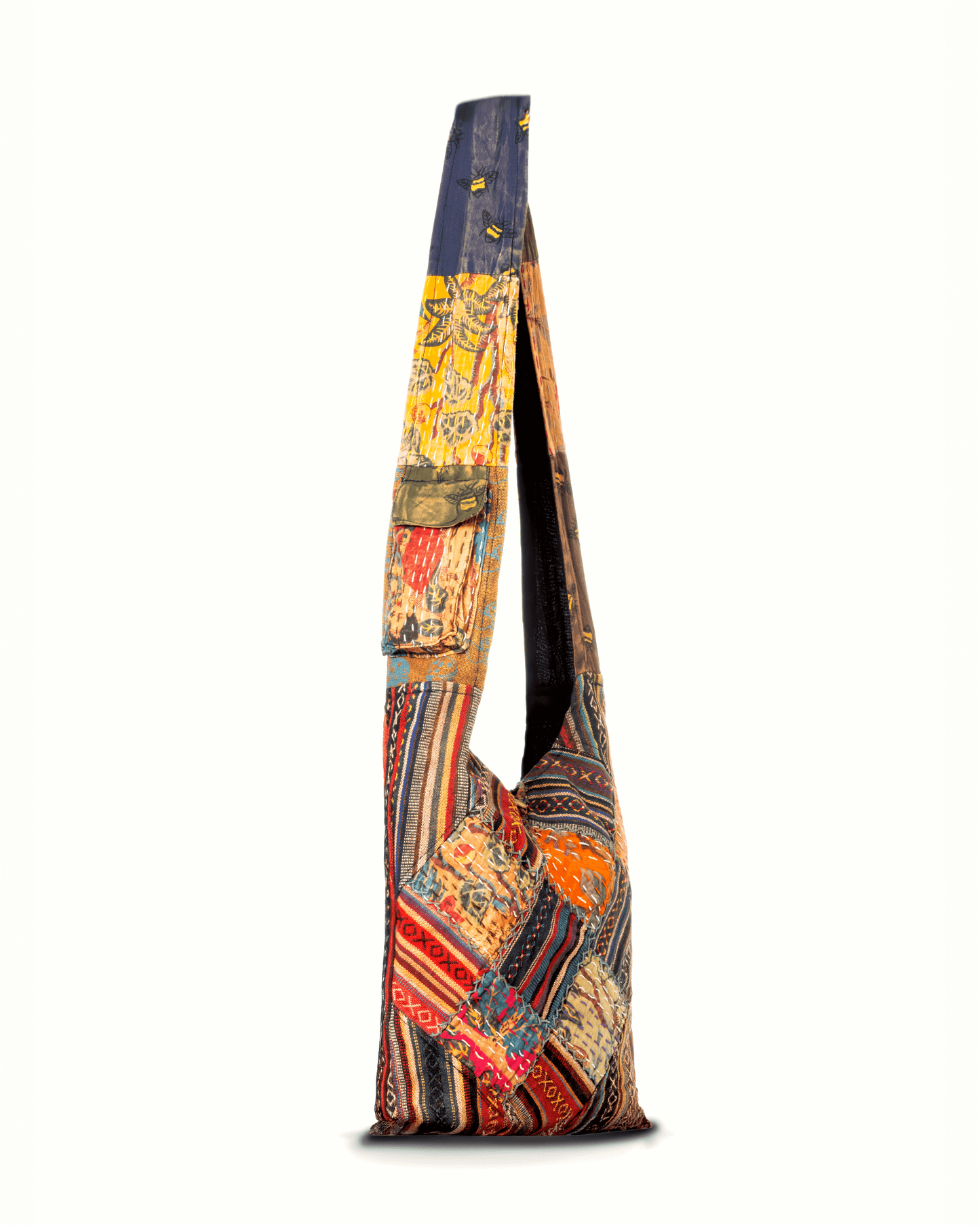 Quilted Patchwork Hobo Bag