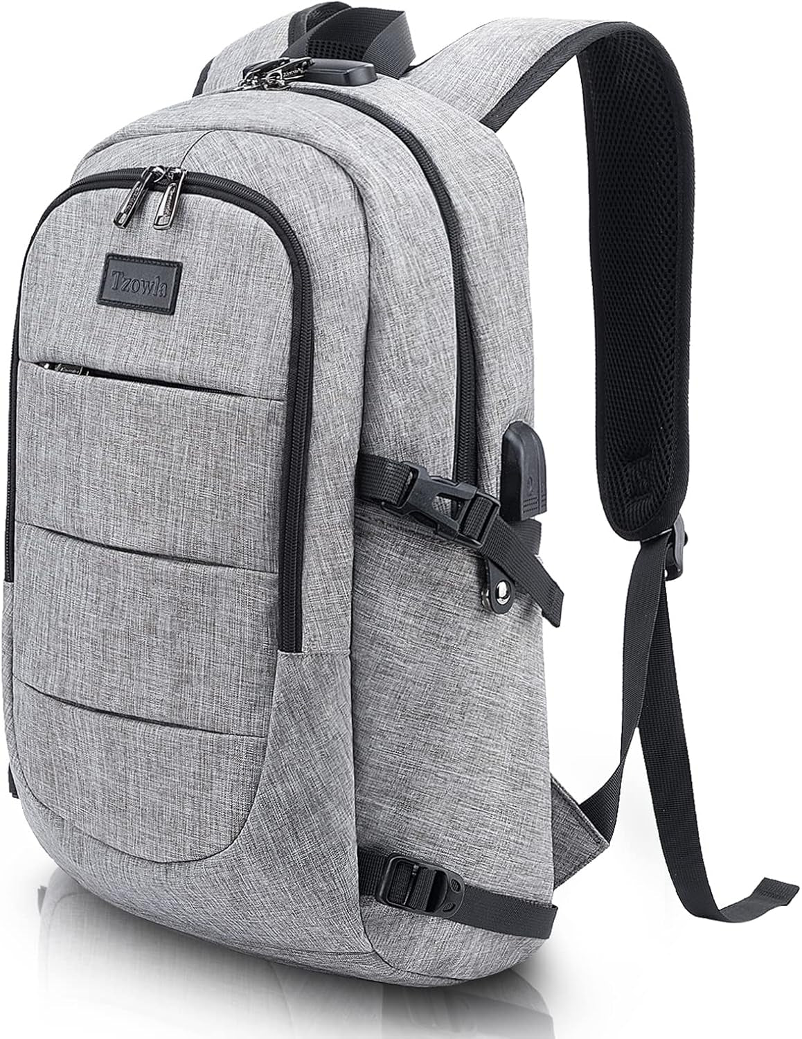 Travel Laptop Backpack – Water-Resistant, Anti-Theft Bag with USB Charging Port & Lock (Fits 15.6" Laptops)