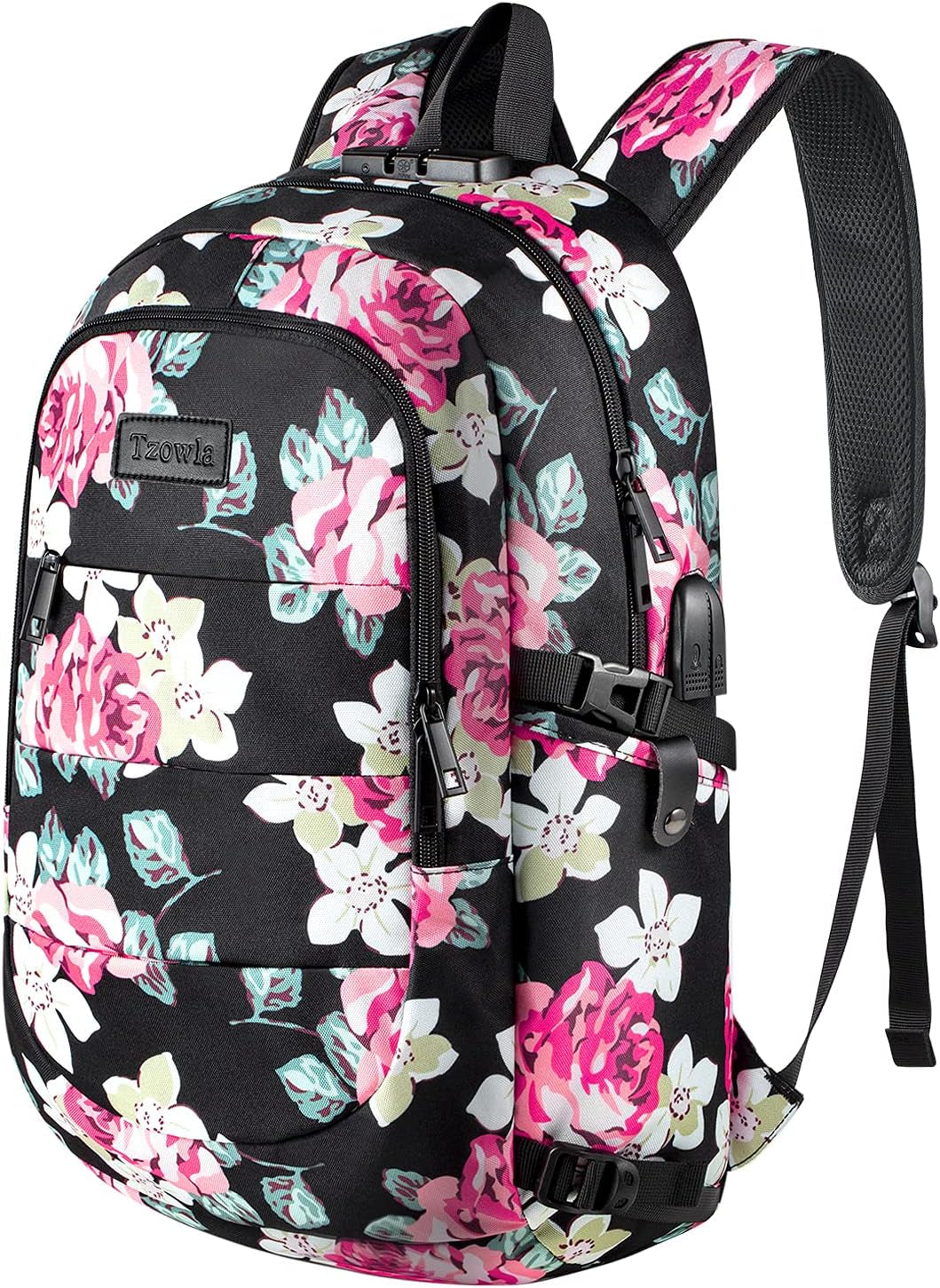 Travel Laptop Backpack – Water-Resistant, Anti-Theft Bag with USB Charging Port & Lock (Fits 15.6" Laptops)