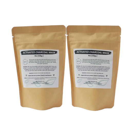  Deep Cleansing Activated Charcoal Facial Mask (2-Pack) for Clearer, Smoother Skin