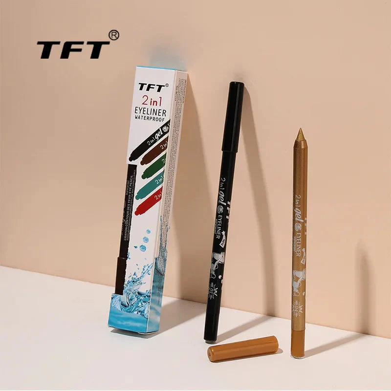  Waterproof Gel Eyeliner Pencil | Long-Lasting, High-Pigment Colors