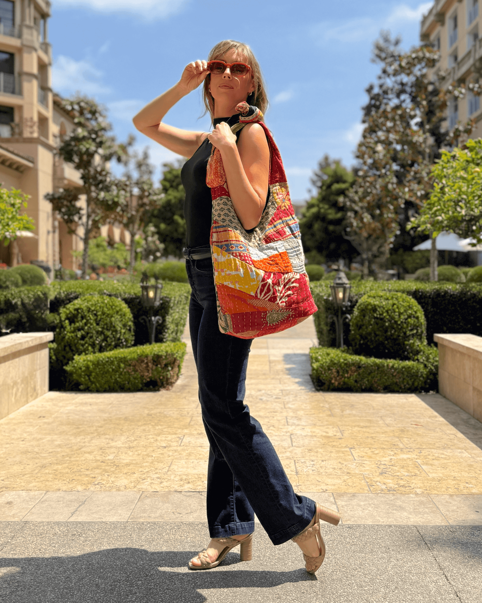 Patchwork Hobo Bag