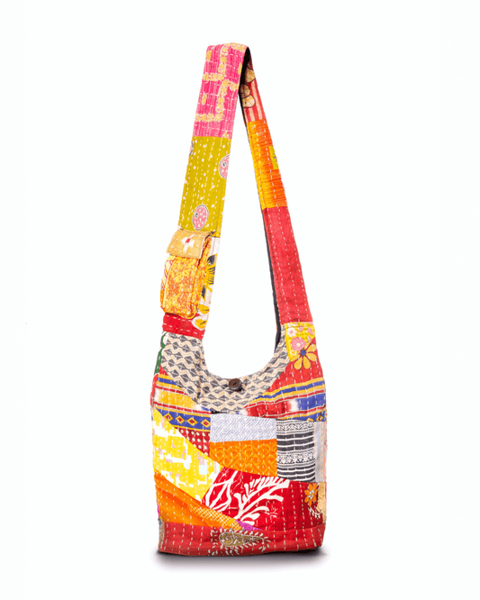 Patchwork Hobo Bag