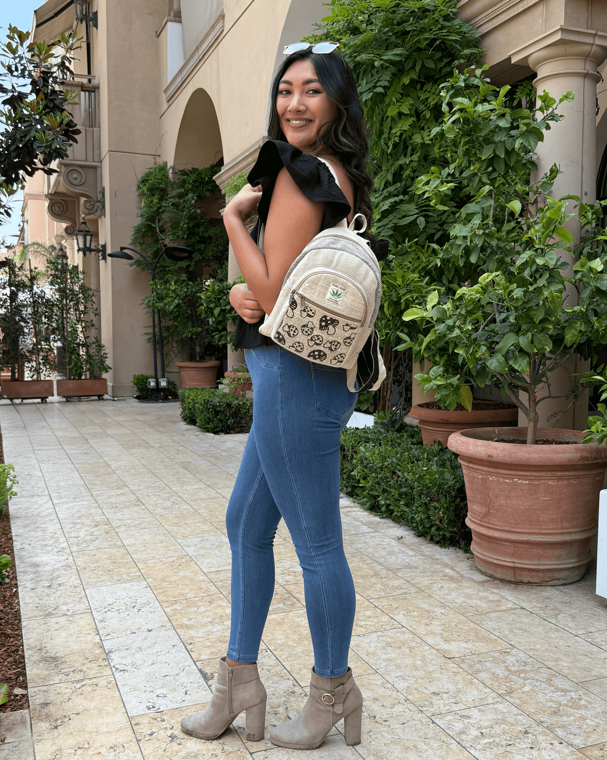 [Mini] Hemp Mushroom Backpack