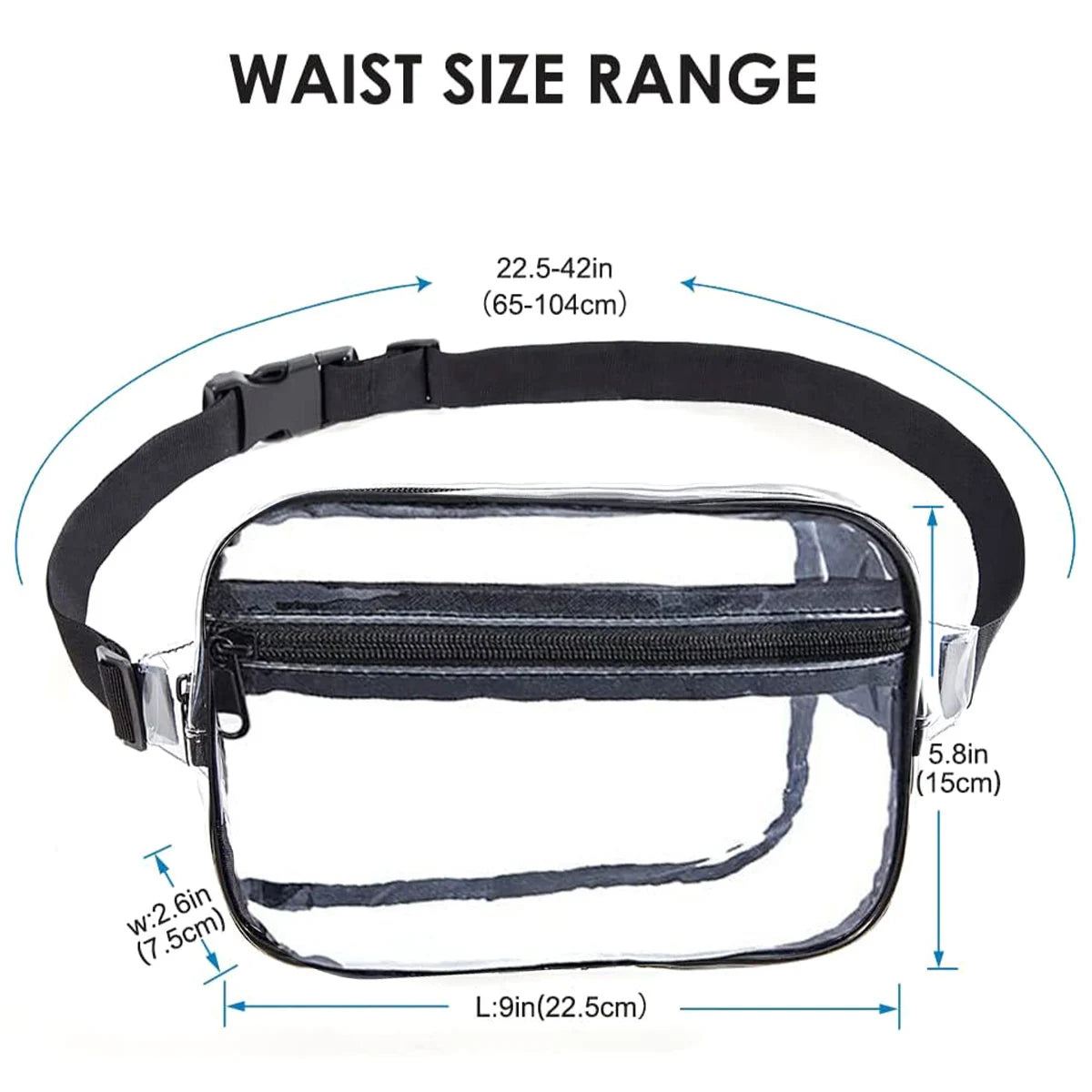 Clear Waterproof Messenger Bag  
