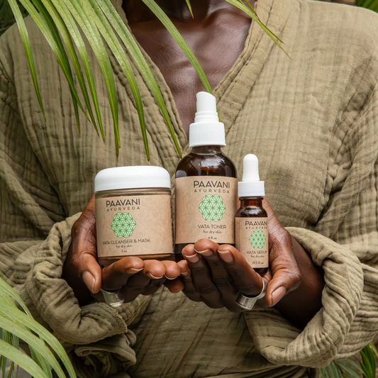 Vata Skincare Ritual – Ayurvedic Set for Dry, Sensitive Skin