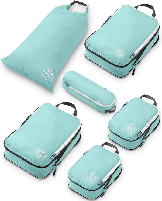  Compression Packing Cubes – Lightweight Travel Organizer Set for Luggage & Carry-Ons