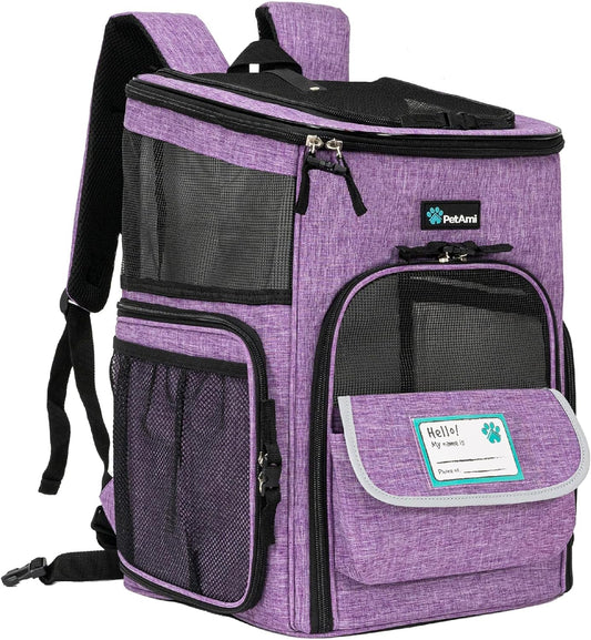 Airline-Approved Pet Backpack Carrier – for Cats & Small Dogs (Up to 18 lbs) - | KSLotuslux