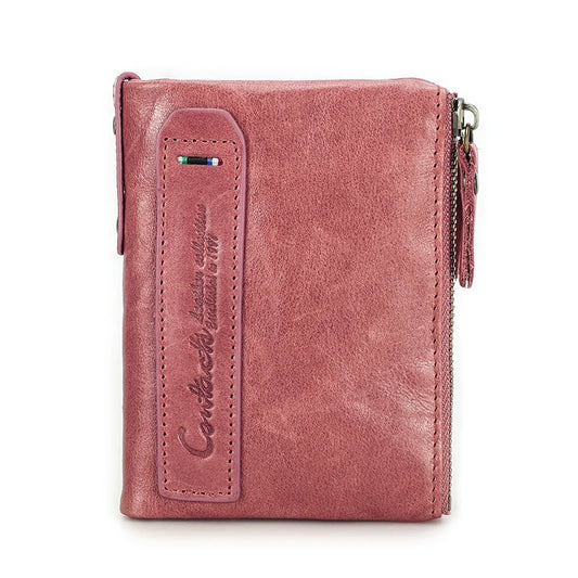 Genuine  Bifold Leather Wallet for Women 