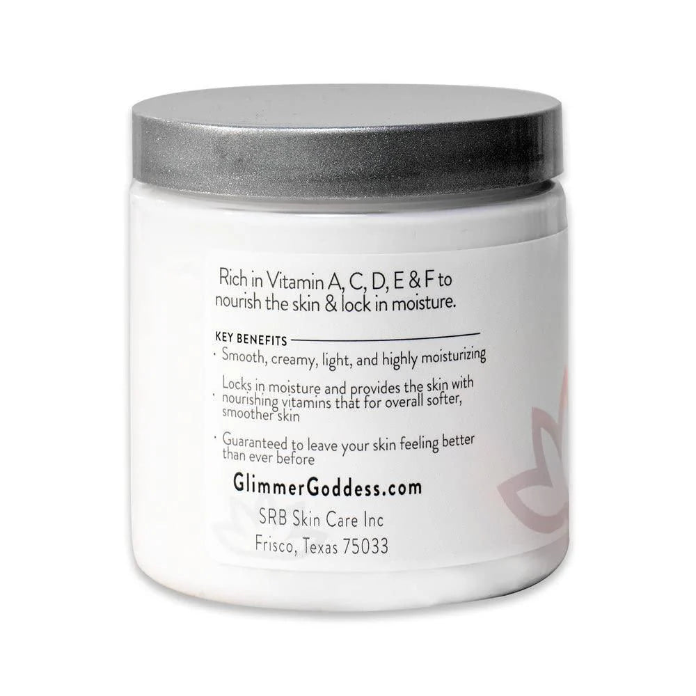 White Ginger Amber Scent Organic Whipped Body Butter Vegan 24 Hr Hydration 8 Oz
