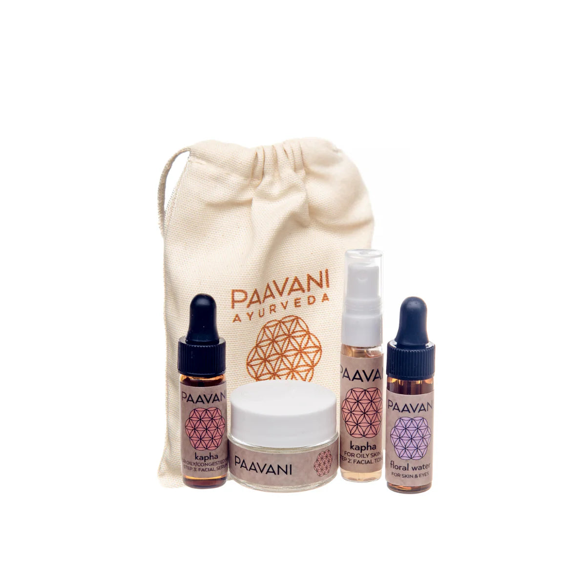Kapha Skincare Set – Ayurvedic Herbal Routine for Oily Skin Needing a Refresh     