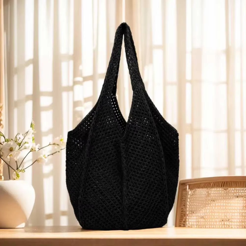 Boho-Chic Woven Straw Bag – Lightweight & Handmade, Perfect for Beach Days, Farmers Markets, or Everyday Use - | KSLotuslux