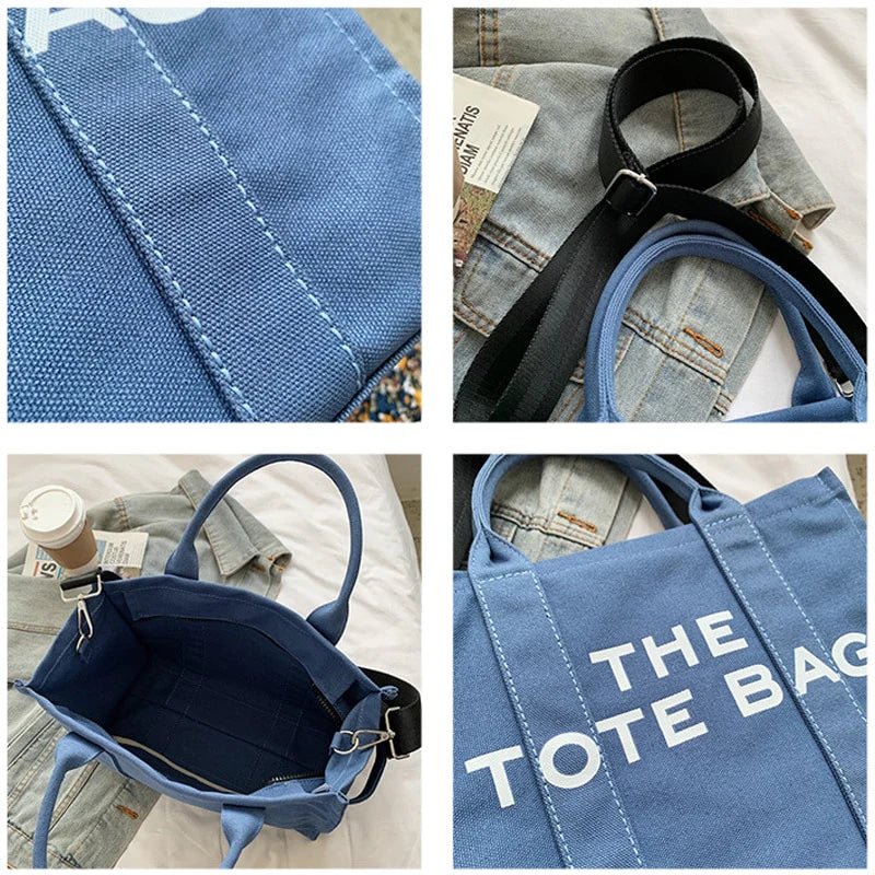 Chic “The Tote Bag” Canvas Shopper — Stylish & Functional - | KSLotuslux