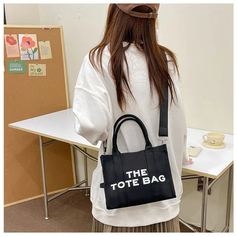 Chic “The Tote Bag” Canvas Shopper — Stylish & Functional - | KSLotuslux