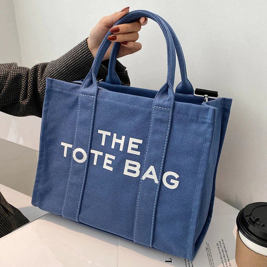 Chic “The Tote Bag” Canvas Shopper — Stylish & Functional - | KSLotuslux