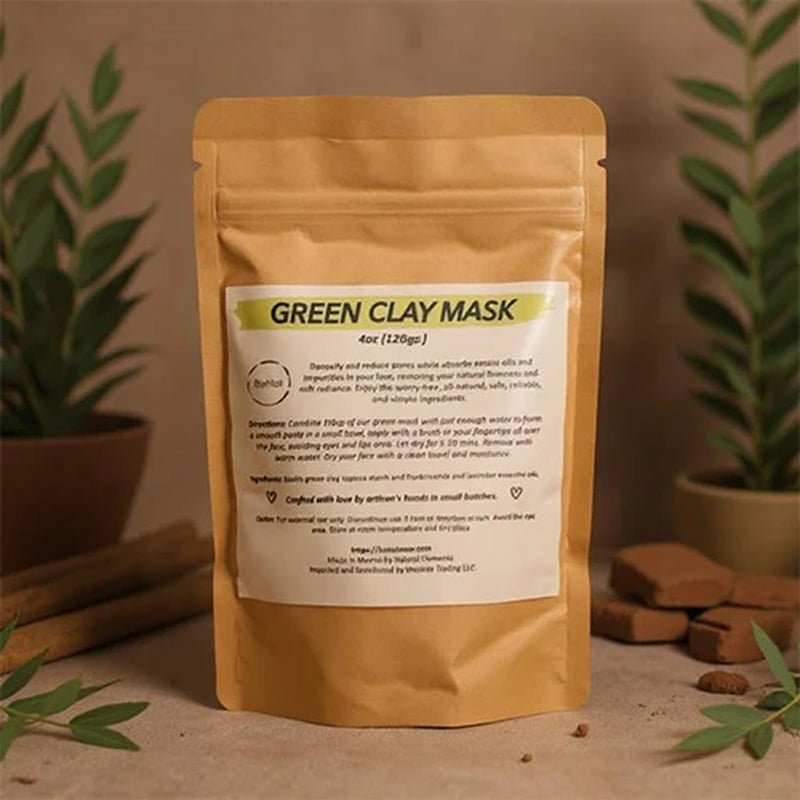 Clarifying Green Clay Face Mask - Skincare | KSLotuslux