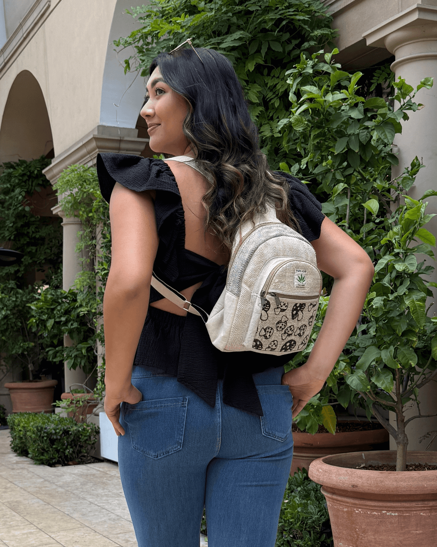 [Mini] Hemp Mushroom Backpack