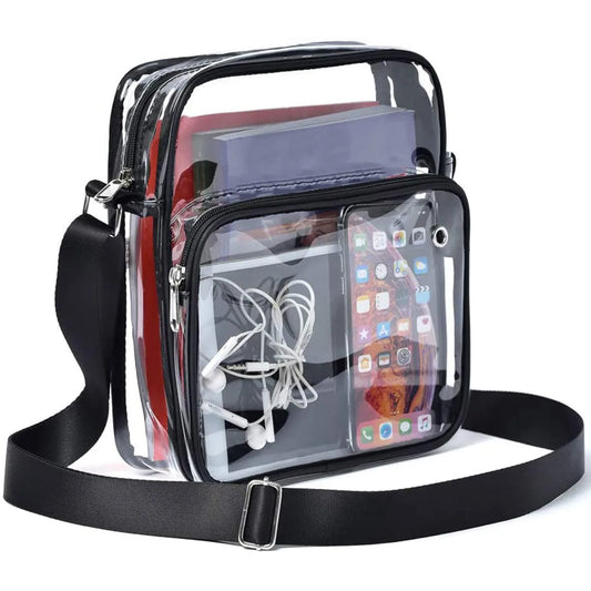 Clear Waterproof Messenger Bag  