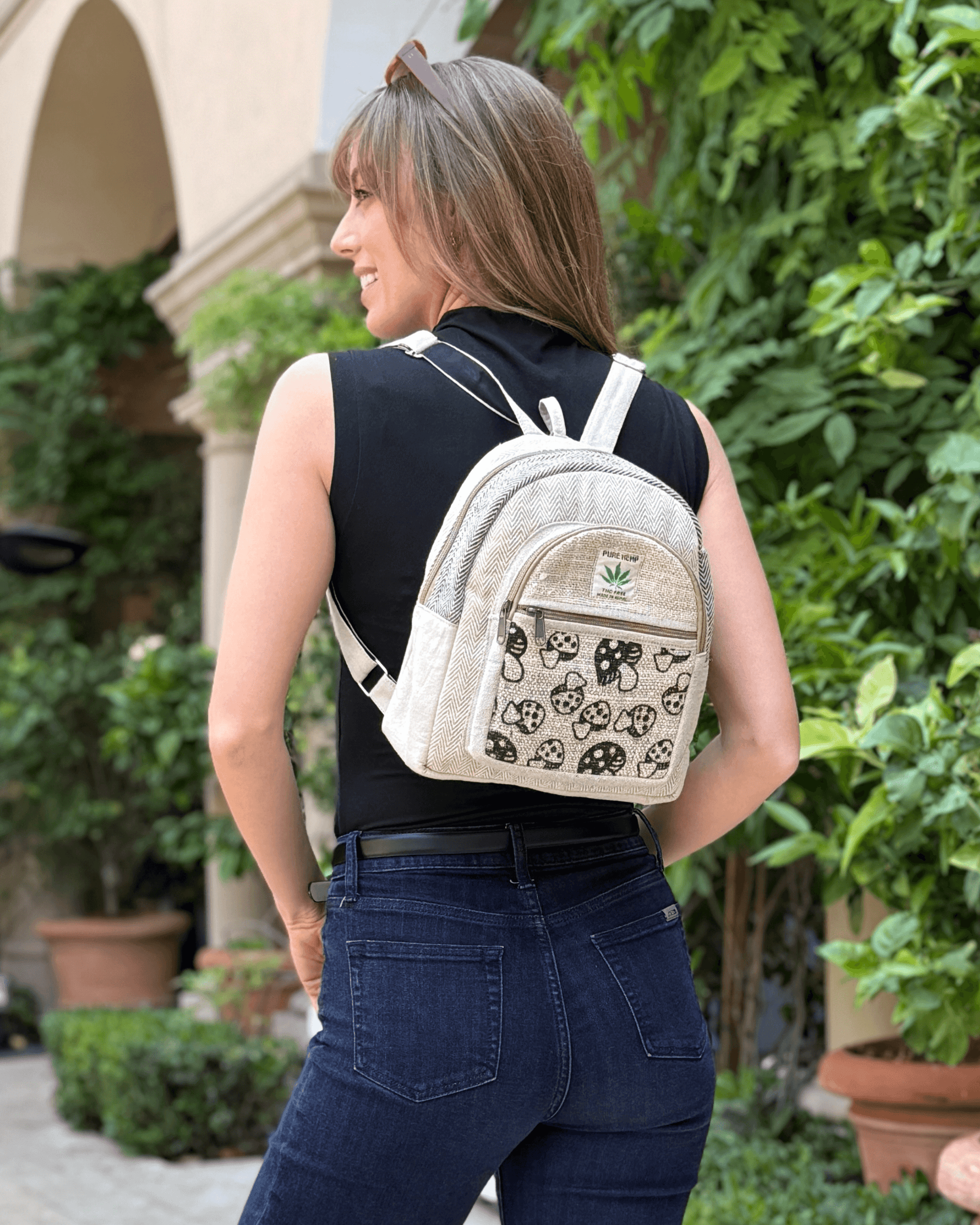 [Mini] Hemp Mushroom Backpack