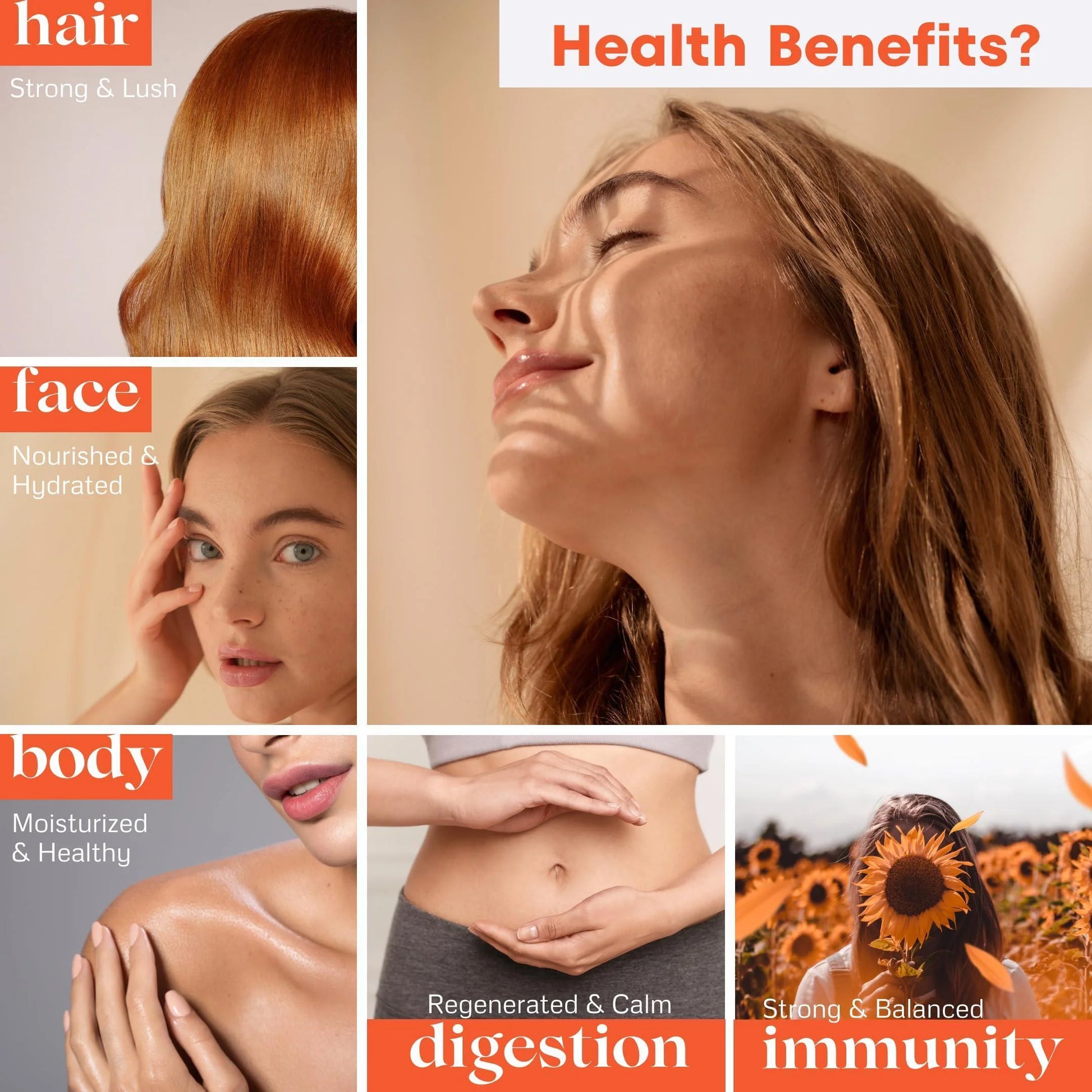  Organic Sea Buckthorn Oil – Cold-Pressed 1oz | For Face, Hair & Body