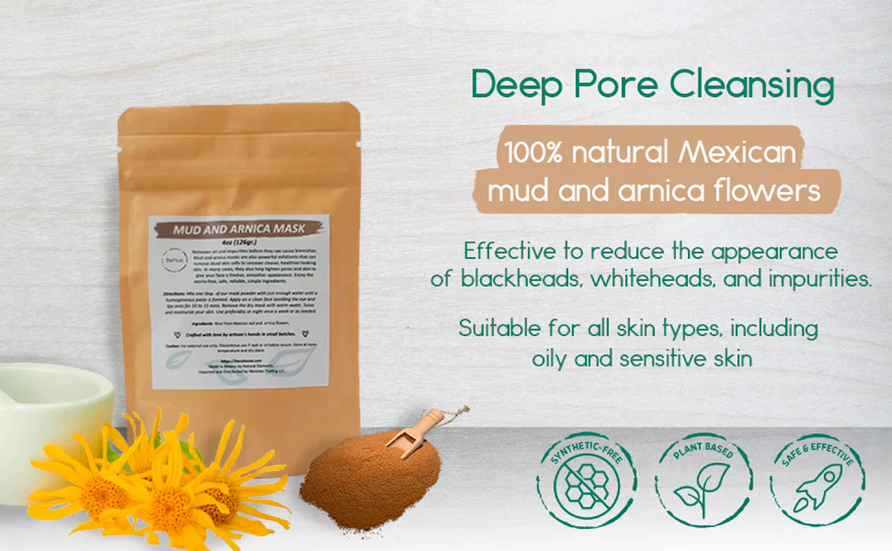2-Pack Purifying Mud Face Masks with Arnica" 