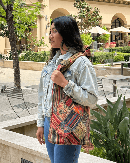 Quilted Patchwork Hobo Bag