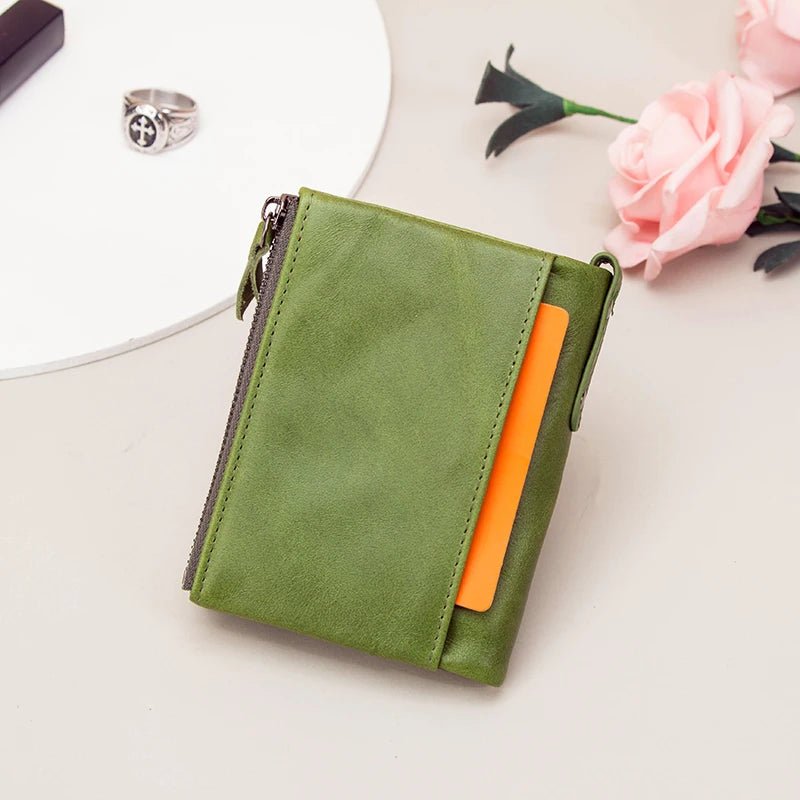 Genuine Bifold Leather Wallet for Women - | KSLotuslux