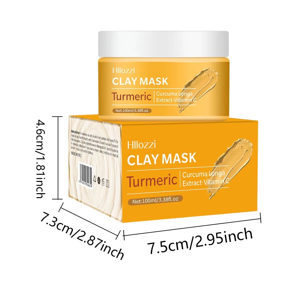 Turmeric Clay Face Mask for Dark Spots & Acne – Deep Cleansing & Skin Brightening - Skincare | KSLotuslux