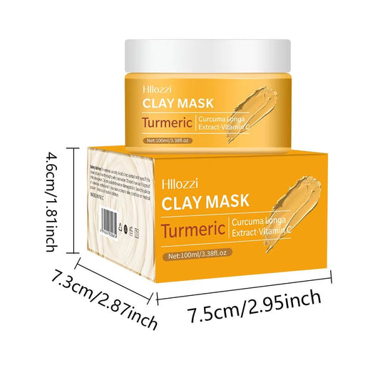 Turmeric Clay Face Mask for Dark Spots & Acne – Deep Cleansing & Skin Brightening - Skincare | KSLotuslux