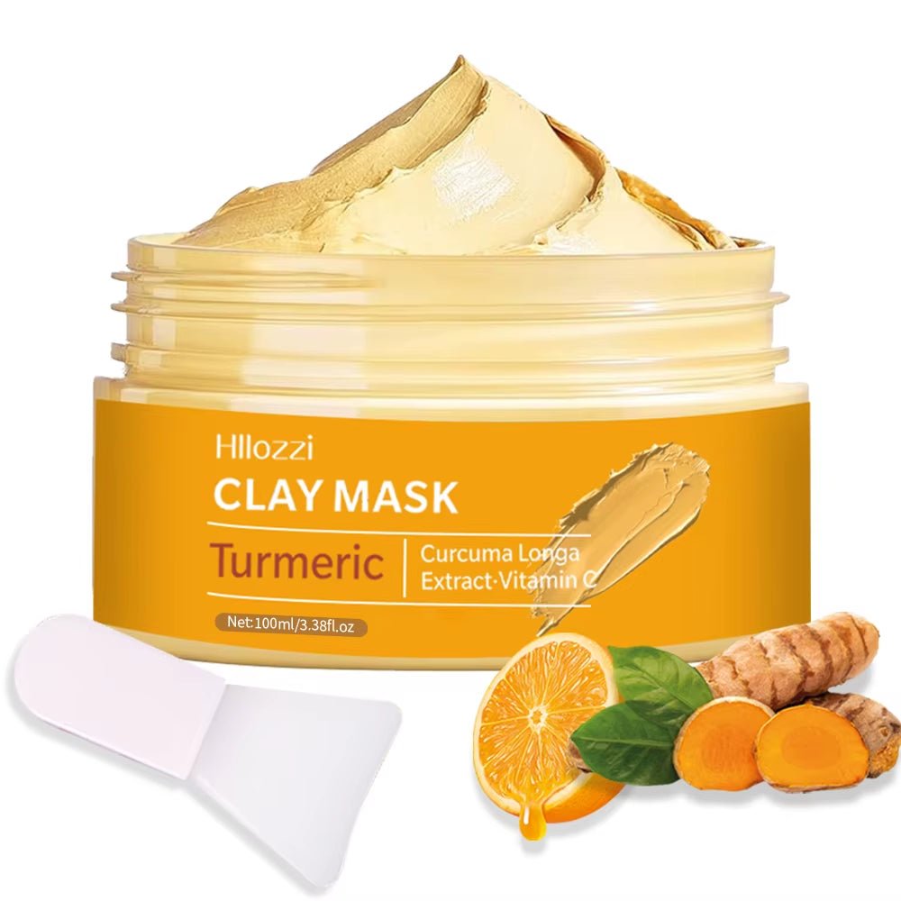 Turmeric Clay Face Mask for Dark Spots & Acne – Deep Cleansing & Skin Brightening - Skincare | KSLotuslux